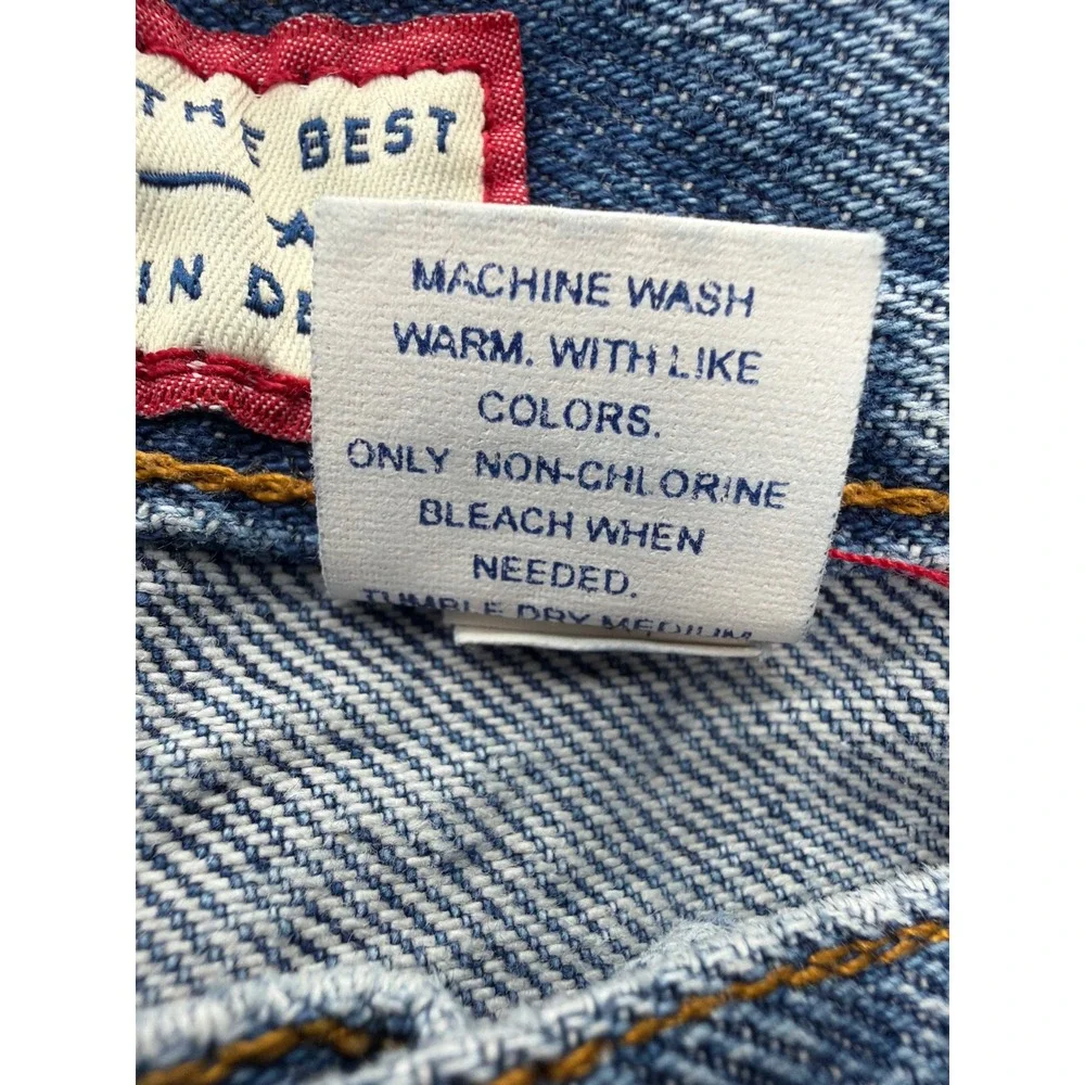 Old Navy Blue Jeans Vintage Kids Size 10 Slim Medium Wash Straight Leg‎ Denim